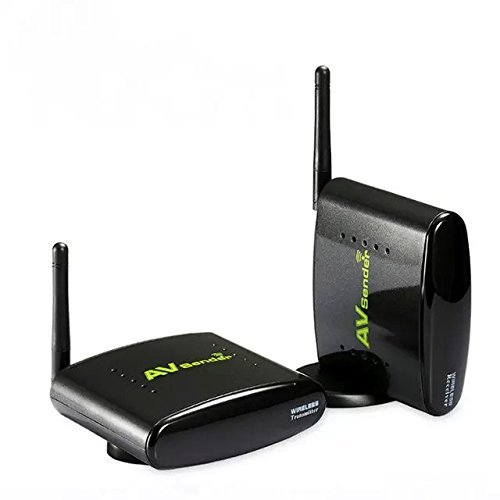 Goliton 2.4G Wireless AV TV Audio Video Transmitter and Receiver Wireless IR Remote Extender 200M Support 4 groups... N3