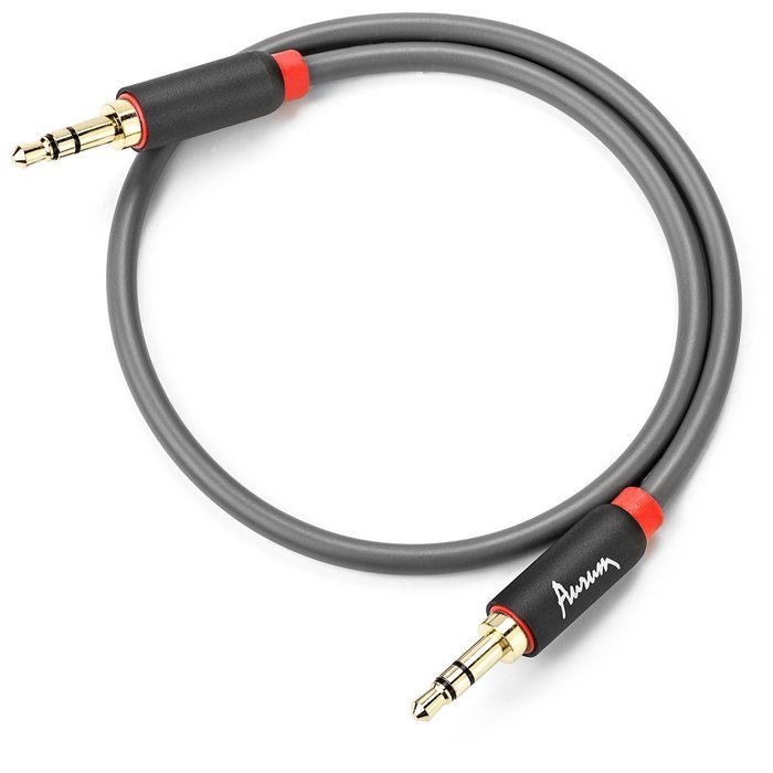 Aurum Cables Male to Male 3.5mm Universal 24K Gold Plated Auxiliary Audio Stereo Cable with 3 6.35mm Male to 3.5mm... N6