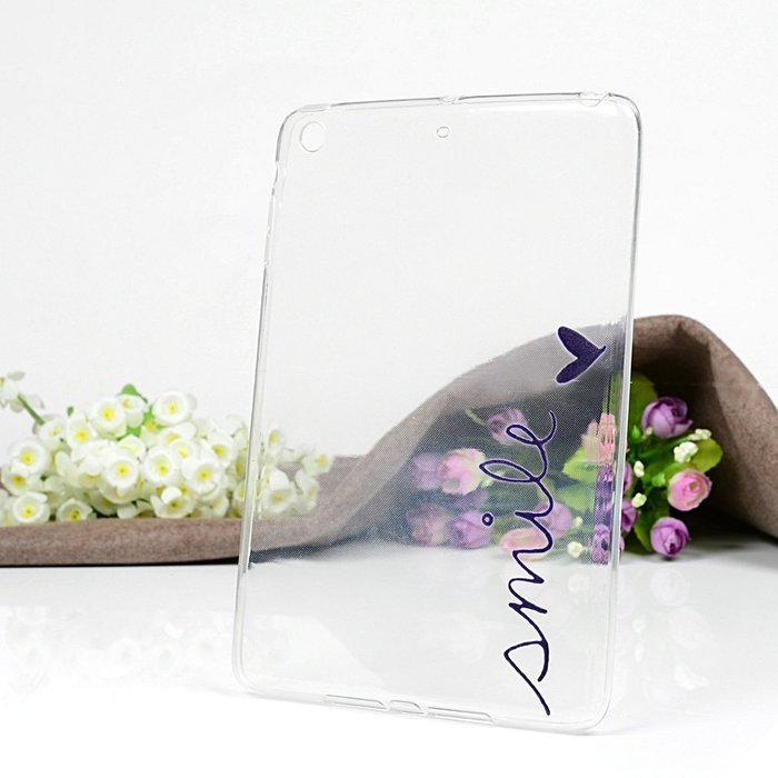 YOKIRIN iPad Mini1/2/3 Case, Fashion Printed Series Slim Fit Shock-absorption Flexible Clear Hybrid Soft TPU Rubber... N16
