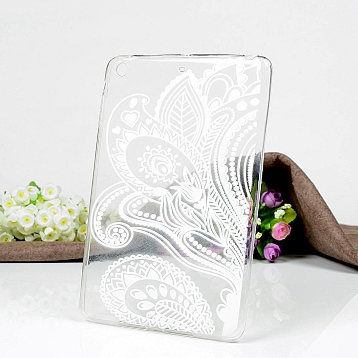 YOKIRIN iPad Mini1/2/3 Case, Fashion Printed Series Slim Fit Shock-absorption Flexible Clear Hybrid Soft TPU Rubber... N18