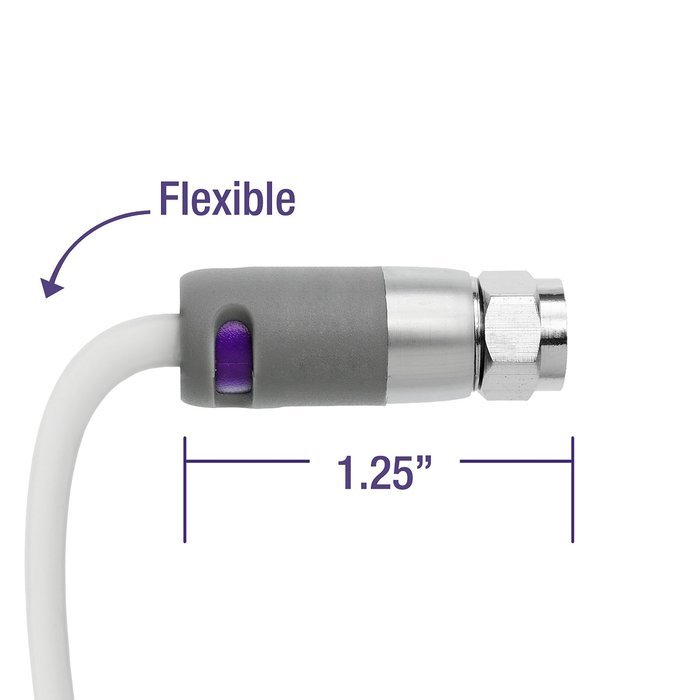 Mediabridge CJ01-MWF-N1 Coaxial Video Cable, White N5
