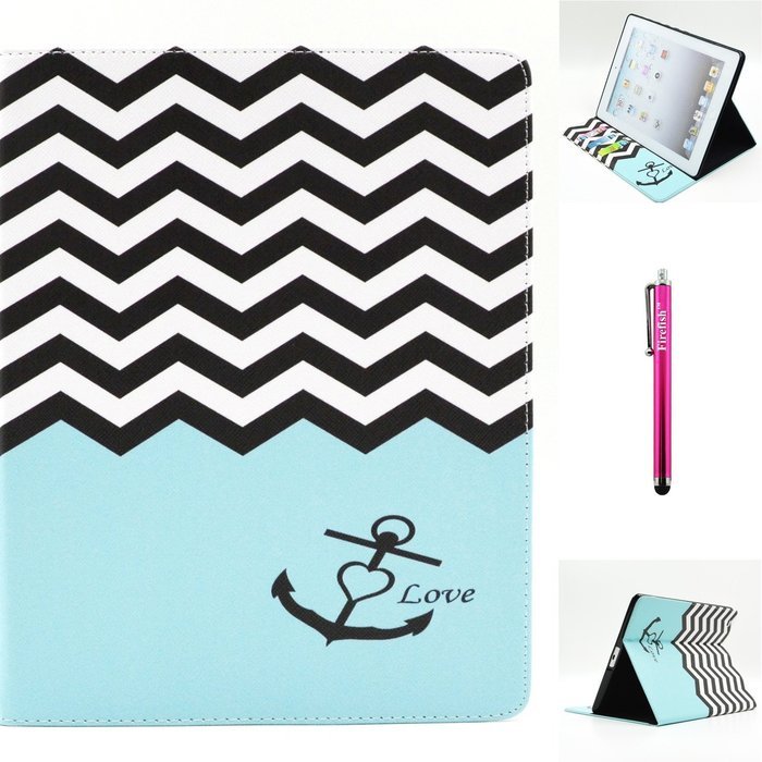 iPad Mini 1/2/3 Case, Firefish High Quality PU Leather Wallet Case [Card Pockets] and Kickstand Feature Case for... N265