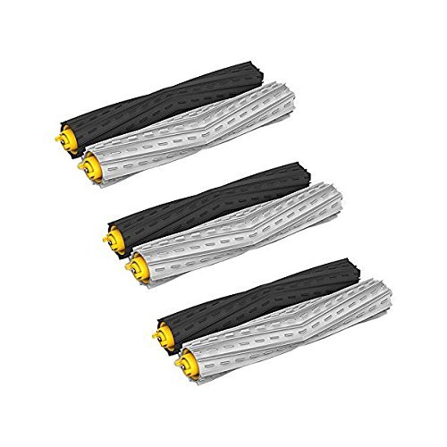 SHP-ZONE 3 Sets Tangle-Free Debris Extractor Set replacement For iRobot Roomba 800 series 870 880