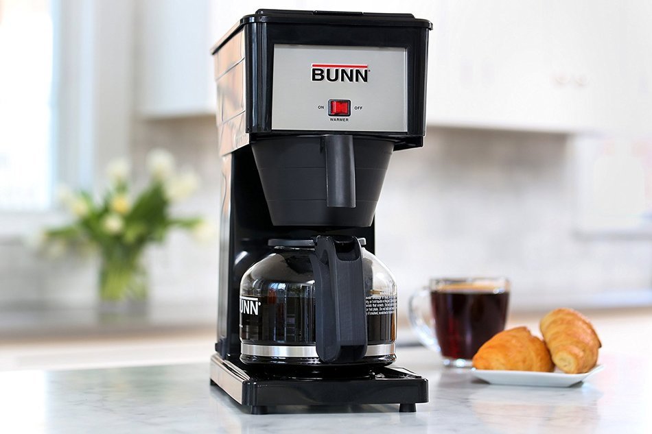 BUNN GRB Velocity Brew 10-Cup Home Coffee Brewer, Black N2