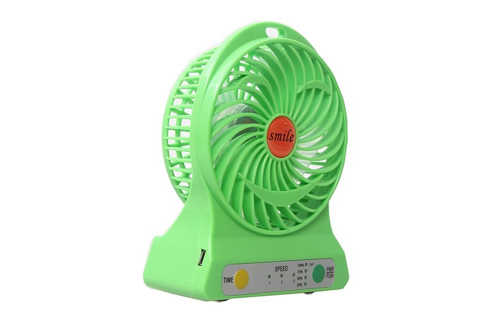 Multi-functional Portable Desk Fan Battery Operated Fan USB Rechargeable Battery Powered Handheld Fan with Lithium...