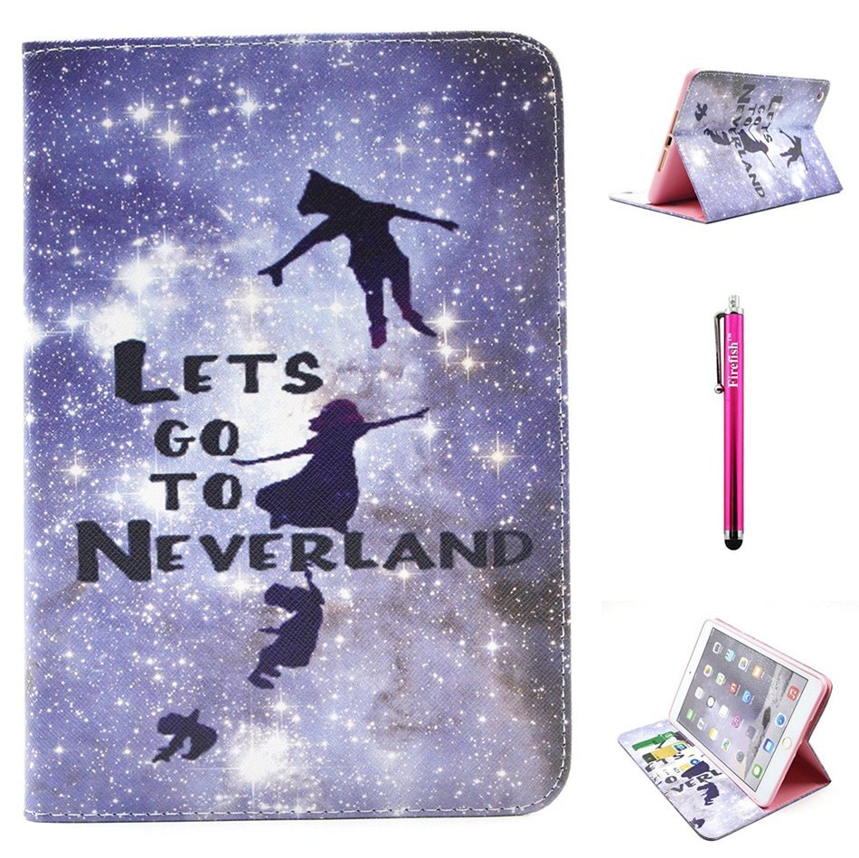 iPad Mini 1/2/3 Case, Firefish High Quality PU Leather Wallet Case [Card Pockets] and Kickstand Feature Case for... N282
