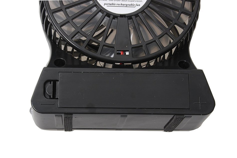 Multi-functional Portable Desk Fan Battery Operated Fan USB Rechargeable Battery Powered Handheld Fan with Lithium... N4