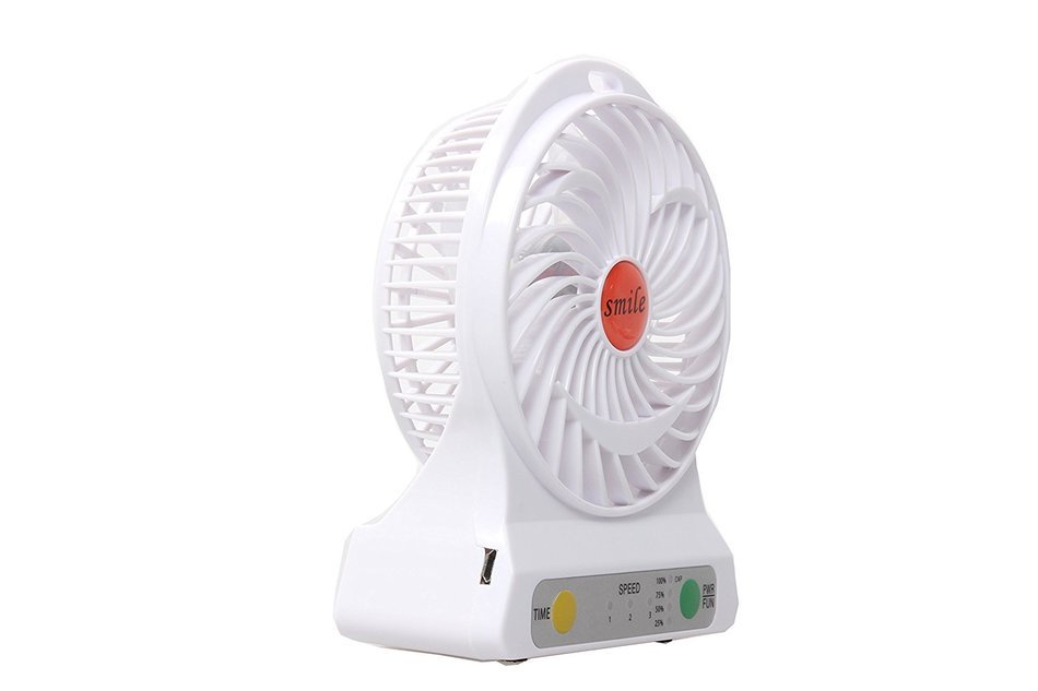 Multi-functional Portable Desk Fan Battery Operated Fan USB Rechargeable Battery Powered Handheld Fan with Lithium... N9