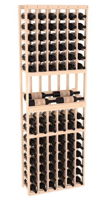 Wine Racks America Ponderosa Pine 6 Column Side Display Kit. 13 Stains to Choose From! N11