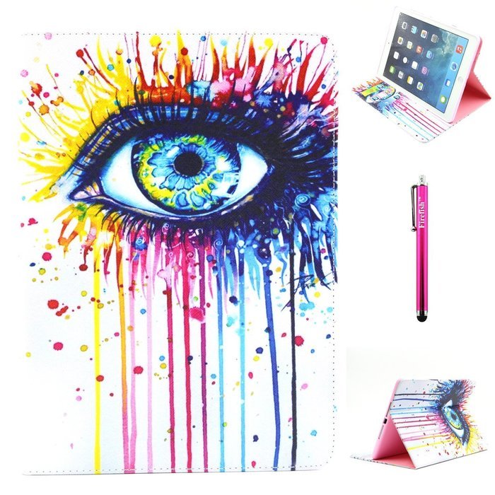 iPad Mini 1/2/3 Case, Firefish High Quality PU Leather Wallet Case [Card Pockets] and Kickstand Feature Case for... N300
