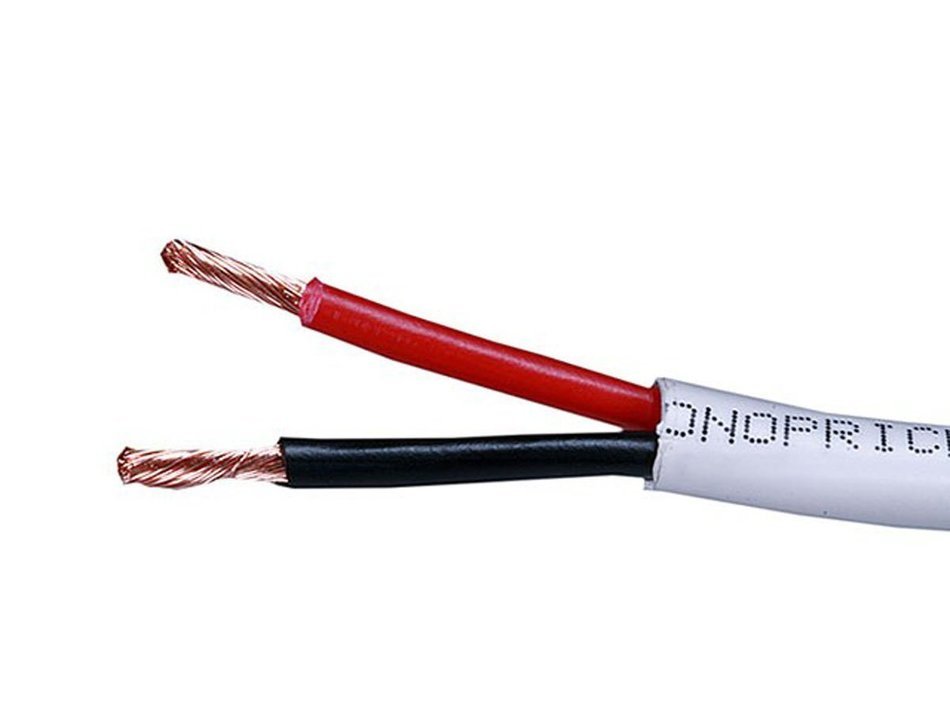 Monoprice 50ft 12AWG CL2 Rated 2-Conductor Loud Speaker Cable (For In-Wall Installation) N5