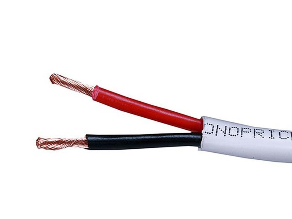 Monoprice 50ft 12AWG CL2 Rated 2-Conductor Loud Speaker Cable (For In-Wall Installation) N7