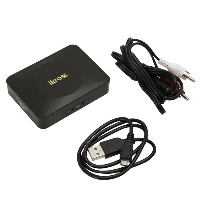 iKross Bluetooth 3.0 Wireless Audio Stereo Music Streaming Receiver with 3.5mm AUX / RCA Input Jack N4