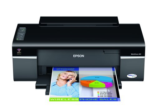 Epson WorkForce 40 Wireless Color Printer (C11CA27201)