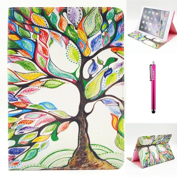 iPad Mini 1/2/3 Case, Firefish High Quality PU Leather Wallet Case [Card Pockets] and Kickstand Feature Case for... N339