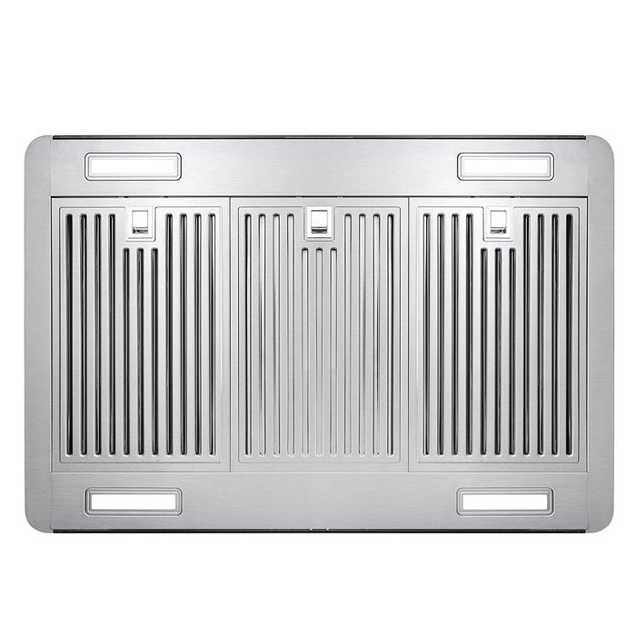 AKDY&reg; 30" Stainless Steel 4 LED Light Bars Touch Control Panel Island Mount Kitchen Range Hood AZ-680I-75 N2