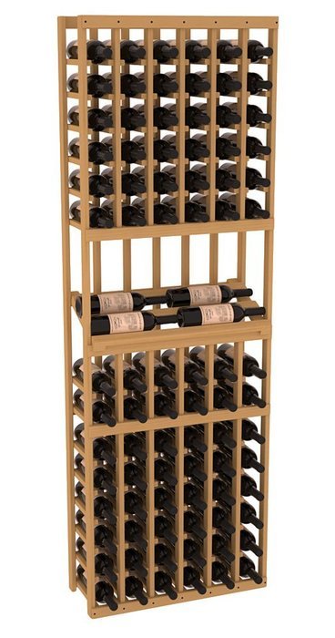 Wine Racks America Ponderosa Pine 6 Column Side Display Kit. 13 Stains to Choose From! N12