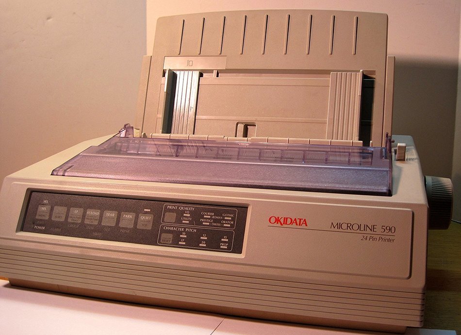 Okidata Microline 590, 24 Pin Printer