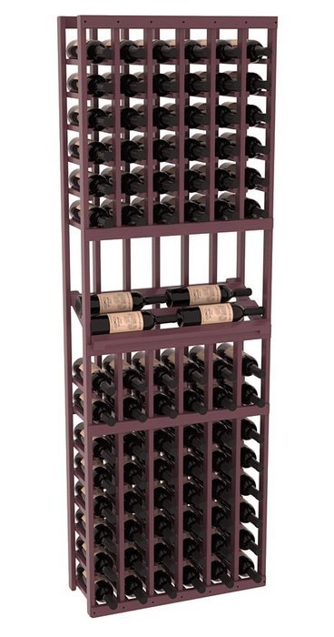 Wine Racks America Ponderosa Pine 6 Column Side Display Kit. 13 Stains to Choose From! N13