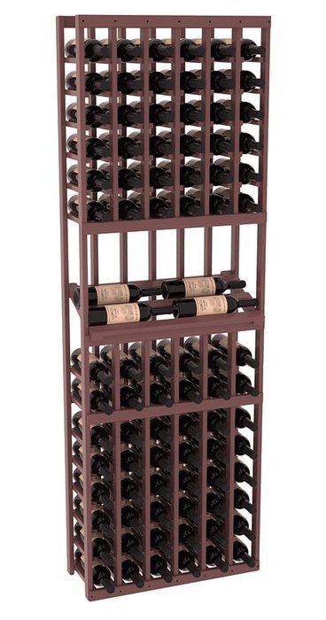 Wine Racks America Ponderosa Pine 6 Column Side Display Kit. 13 Stains to Choose From! N14
