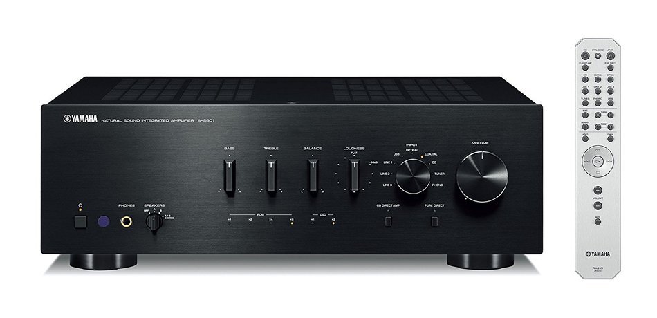 Yamaha A-S701SL Natural Sound Integrated Stereo Amplifier (Silver) N6