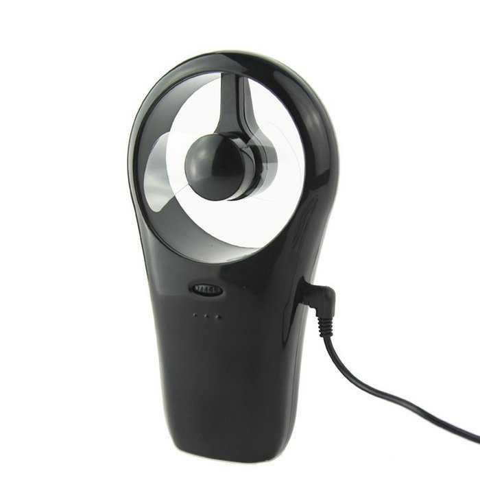 Micropromo USB Mini Portable Desk Table Cooling Fan Household Handheld with Rechargeable Battery Power N4