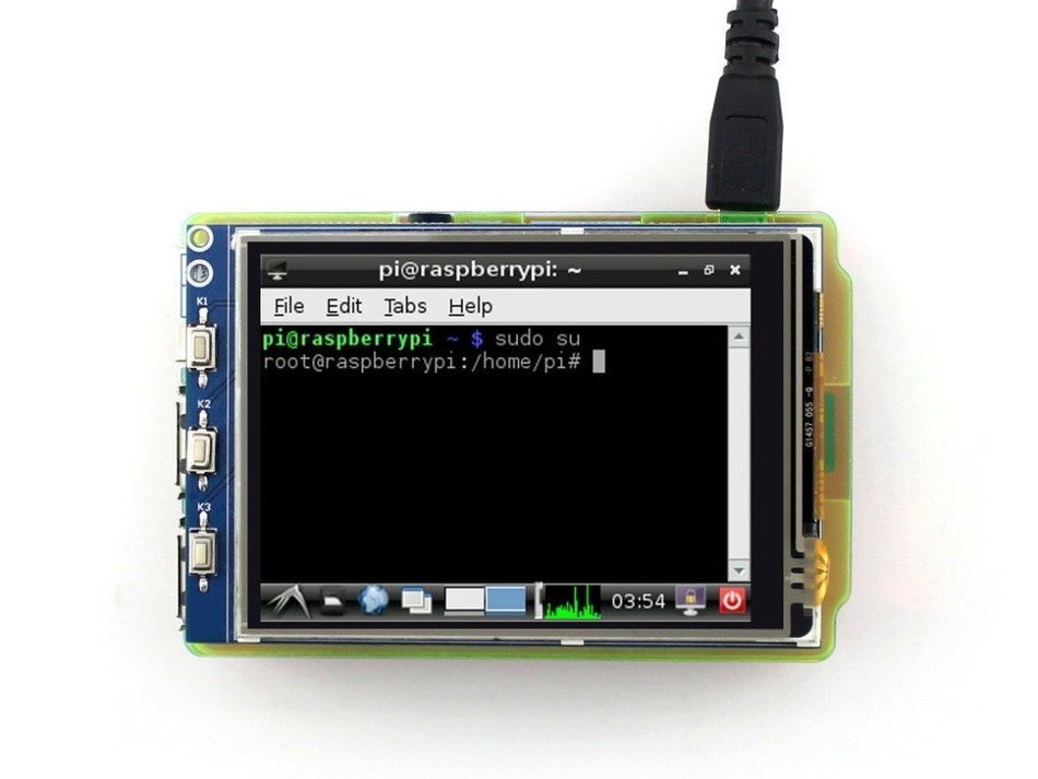 Waveshare raspberry pi lcd display module 3 2inch 320 240 tft resistive