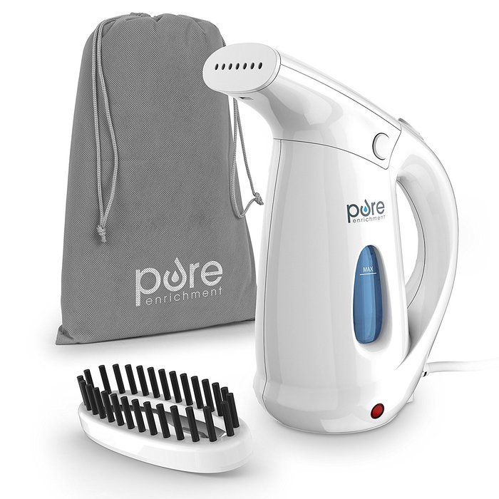 PureSteam Deluxe Handheld Garment Steamer &ndash; Powerful Portable Fabric Steamer Dewrinkles Clothing, Linens, & Curtains...