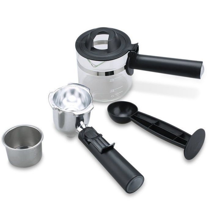 Excelvan CM6812 800W Mini Stainless Steel Coffeemaker Espresso Machine Steam Espresso Cappuccino Maker(4 Cup,3.5... N14