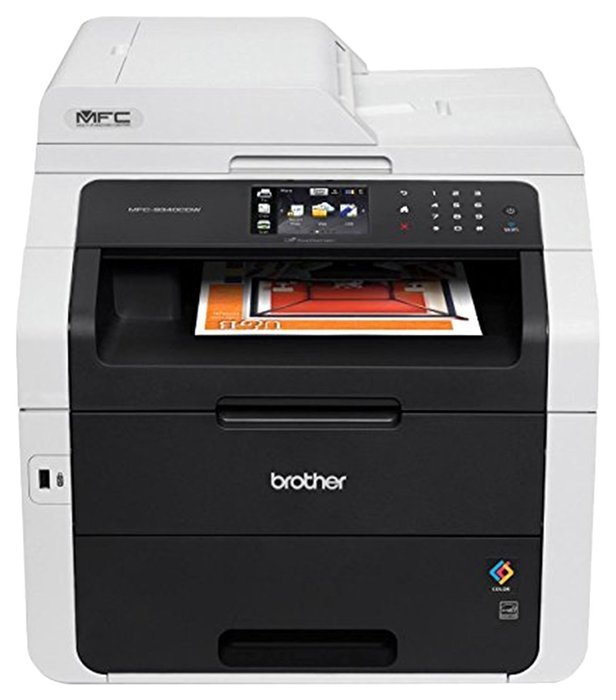 Brother MFC-9340CDW All-in-One Wireless Digital Color Printer, 23ppm Black/Color, 600x2400dpi, 250 Sheet Paper...