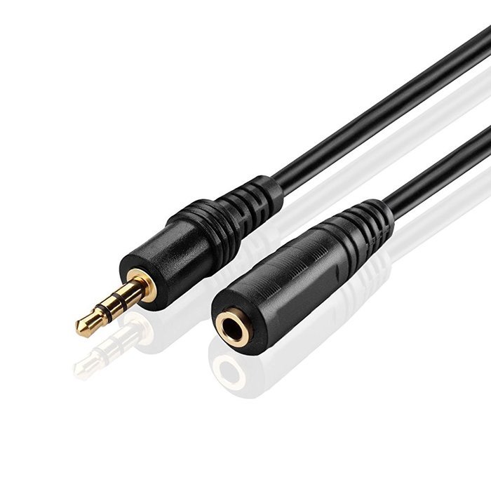 TNP AUX Headphone 3.5mm Extension Cable (3 Feet) - Male to Female Extender Audio Auxiliary Jack Adapter Wire Cord... N6