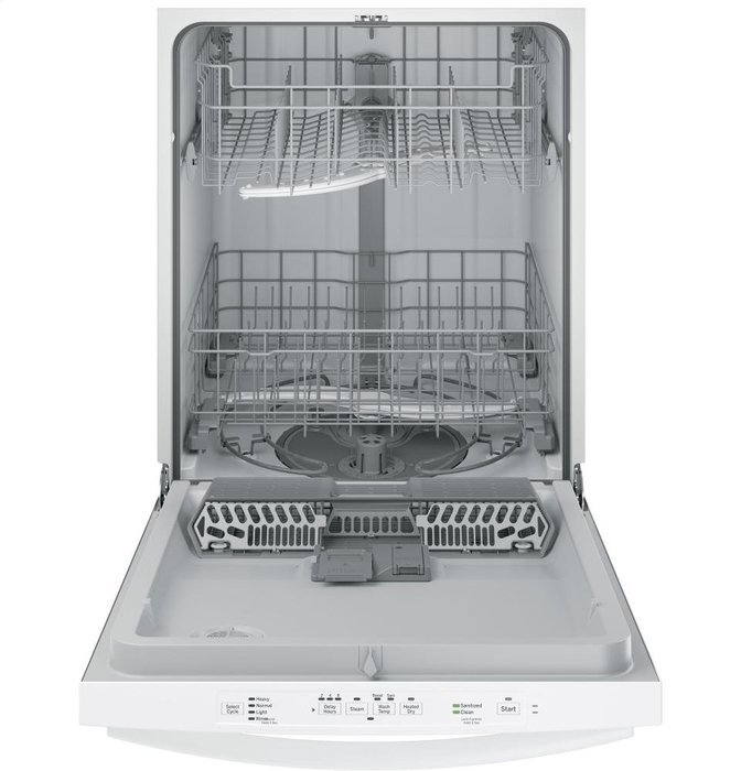 GE 24" White Built-In Dishwasher N6