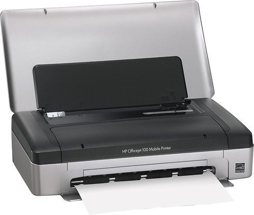 HP - Officejet 100 Wireless Printer - Gray/Black N2