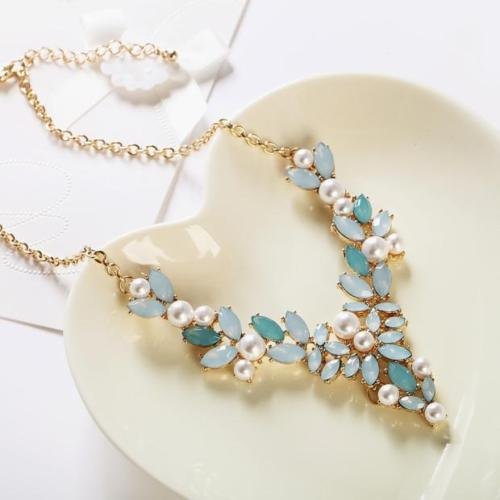 Women Fashion Charm Jewelry Chain Pendant Choker Chunky Statement Bib Necklace