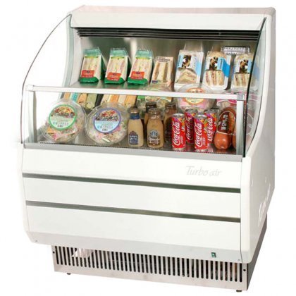 Turbo Air TOM30SSF 28" Open Display Merchandiser with Modern Design Environmental Friendly Refrigeration System...