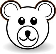 Cartoon Teddy Bear Clip Art drawing