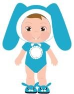 Baby Boy as a graphic illustration