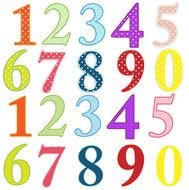 Numbers Clip Art N25