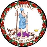 Ä°llustration of Virginia State Seal symbol