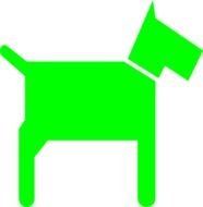 Blue Dog Clip Art