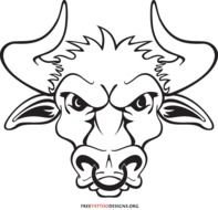Bull Head Tattoo Designs