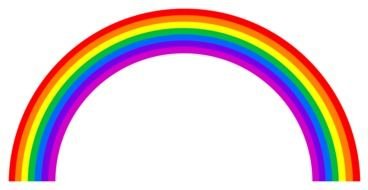 Rainbow Clip Art black background