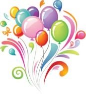 color pattern with balloons