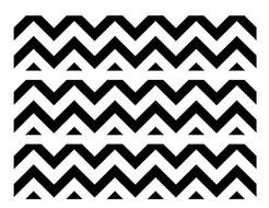 stripes with black and white waves