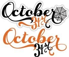 October as a picture for clipart