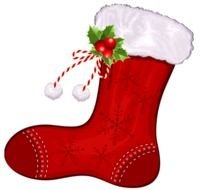 Free Transparent Christmas Stocking Clip Art
