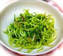 Clip Art of the green spaghetti
