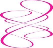 Pink Swirl Clip Art N12