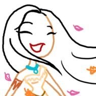 drawing of the pocahontas