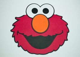 Free Elmo face darwing